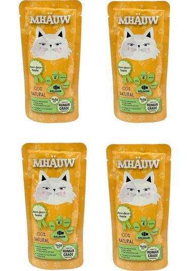 Mhauw Somonlu Kedi Çorbası 4 x 80 G