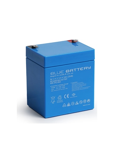 Blue Battery 12v 4.5 Amper Bakımsız Kuru Akü Ups Aküsü