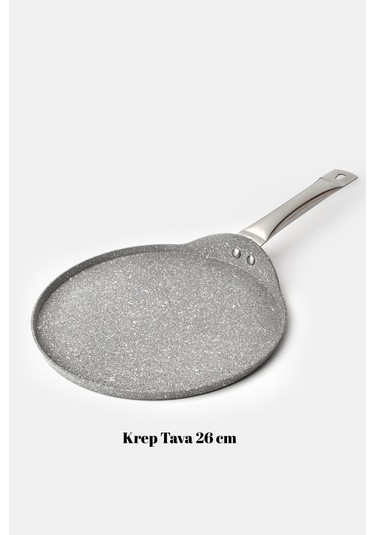 Urla Krep Tava Gri 26 Cm Gri