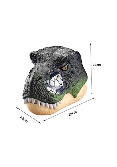Işıklı Ve Sesli T-rex Maskesi: Dinozor Dünyası Şimdi Çok Daha Gerçekçi Dinozor
