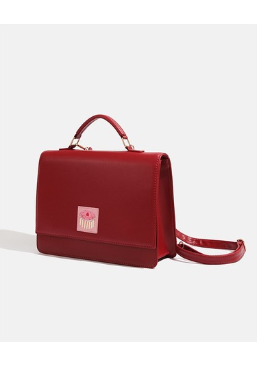 Charhp&kejnt Resmi Otantik Kolej Tarzı Sırt Çantası 2024 Yeni Çok İşlevli İşe Gidip Gelme Çantası Omuz Çantası Kirmizi