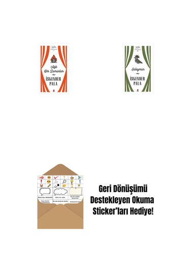 Aşk Bir Zamanlar Ciltli + Süleyman Ciltli + Okuma Sticker'ları