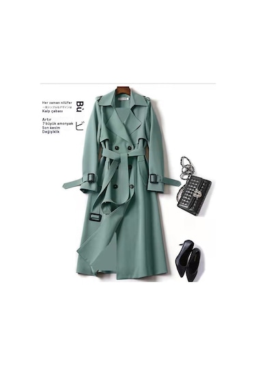 Kadın Orta Boy Ceket Yeşil