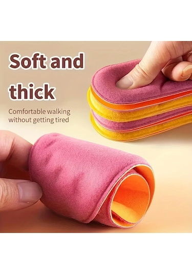 Gateesat 10 Adet Sarı Renk Isıtmalı Tabanlık - Kışlık Spor Kar Botları İçin Kaymaz