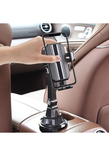 Cbtx Araba Bardak Tutucu Telefon Montajı Ayarlanabilir Eller Serbest Fincan 4.7-6.7 İnç Telefon İçin Cep Telefonu Tutucu