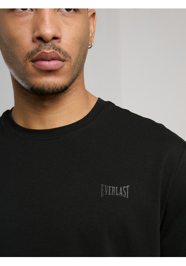 Everlast Ever Essentials Basic Regular Siyah Erkek Tişört Siyah