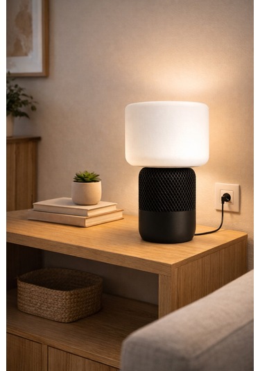 3d Baskı Homepod Abajur / Masa Lambası Beyaz