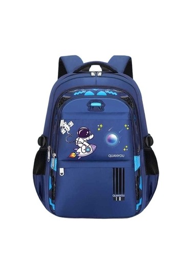 Mkjınmeı Büyük Kapasiteli Karikatür Okul Çantası 0qu3xw Mavi