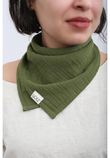 Luckka Çok Amaçlı Müslin Oyuncak , Diş Kaşıyıcı , Puset Oyuncağı , Emzik Tutacağı , Fular - Ztcrınkletoy Haki