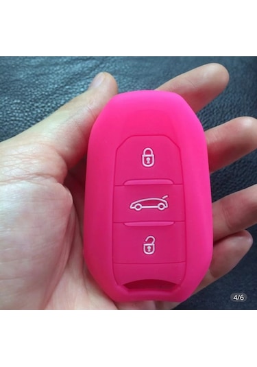 Peugeot Uyumlu 208 308 508 3008 5008 Slikon Anahtar Kumanda Kilifi 450408387