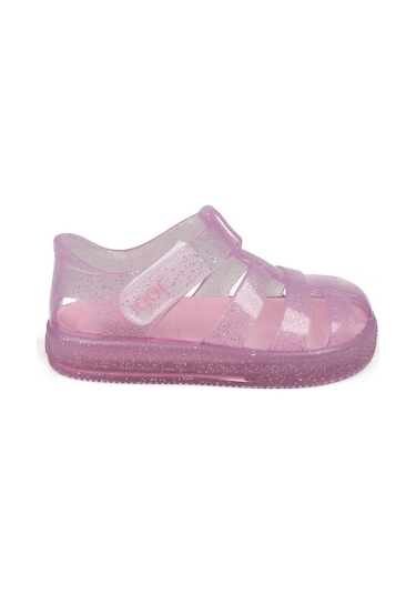 Igor 10265 K Star Glitter Pembe Kız Çocuk Sandalet Pembe
