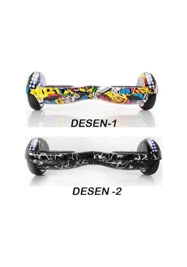 Smartstore Üst Led Işık Smart Scooter Elektrikli Kaykay Hoverboard Bluetooth