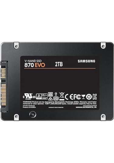 Samsung 870 EVO MZ-77E2T0BW 2.5" 2 TB SATA 3 SSD