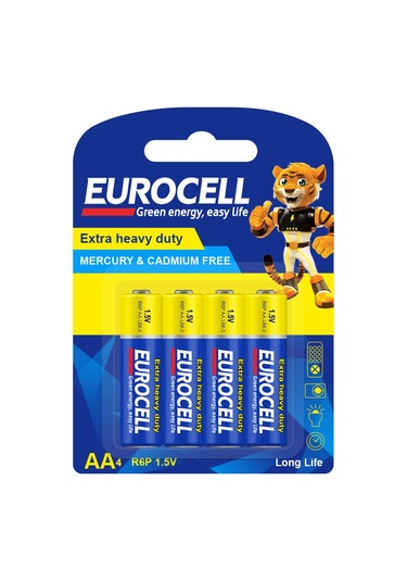 Eurocell- Aa4 R6p 1.5 V Kalem Pil