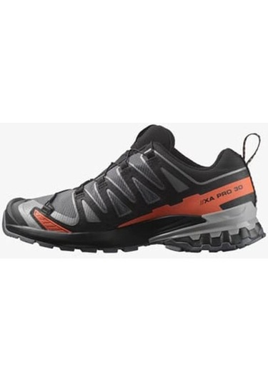 Salomon Xa Pro 3d V9 Gore-tex Turbulence Black Erkek Outdoor Ayakkabı Gri
