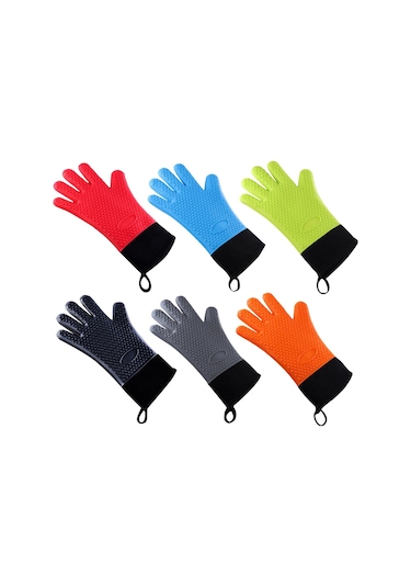 Suntek Premium Fırın Eldivenleri Pişirme Için Yalıtımlı Siyah