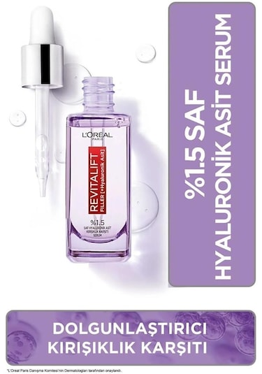 L'Oréal Paris Aydınlatıcı Göz Serumu 30 ML + Kırışıklık Karşıtı Serum 30 ML + Revitalift Filler Dolgunlaştırıcı Tonik 200 ML