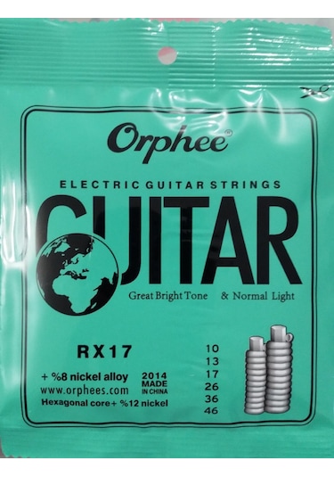 Orphee Rx17 Elektro Gitar Teli 10-46