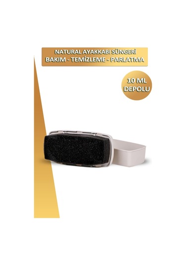 Bağcık + Nuri Leflef Ayakkabı Bakım Temizleme Ve Parlatma Süngeri Depolu 10 Ml Set 001