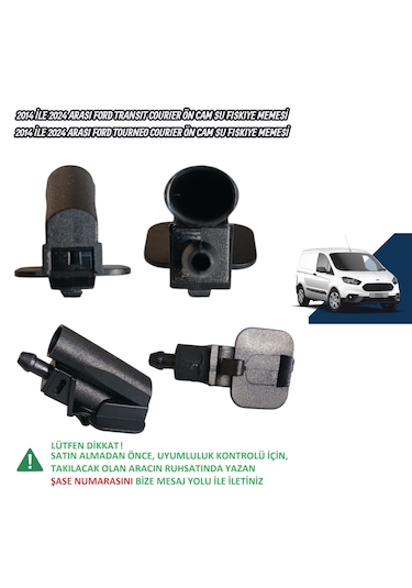 Ford Courier Ön Cam Su Fıskiye Memesi 2014 - 2024 Arası 1 Adet