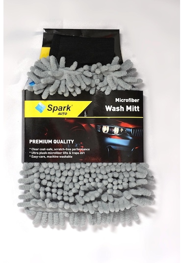 Polikur 3356 Güderi Bez & Spark 7040 Sünger & Spark 7050 Eldiven & Spark 2316 Peluş Bez 4'lü Set