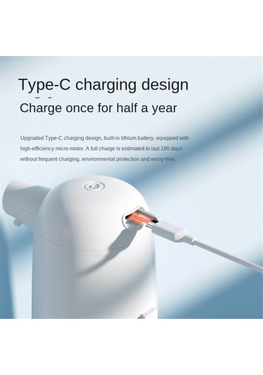 Anjiexun 550ml Otomatik Sıvı Sabunluk Mutfak Otel Alışveriş Merkezi Siyah Siyah