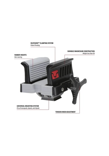 Bog Deathgrip Ultralite Switcheroo & Arca-swiss Alüminyum Tripod Başlığı 1117132 Tripod Kafası