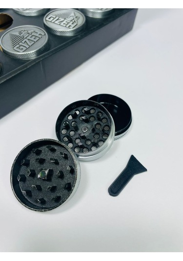Gizeh Full metal 3parça Tutun Parçalıyıcı- Orjinal Ürün//40mm