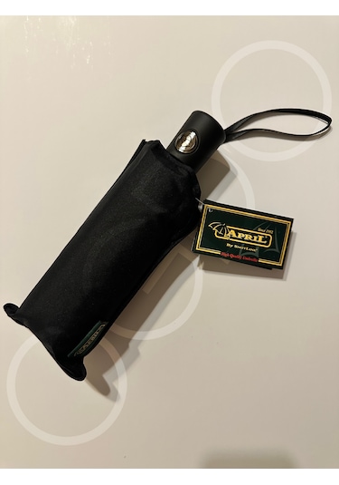 Ogdo - 8 Telli Premium Tam Otomatik Katlanır Şemsiye Siyah