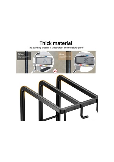 Novahub Mutfak Lavabo Sepeti Organizatörü, Karbon Çelik, Duvara Monte/tezgah Üstü, Havlu Askısı, Sünger Tutucu, Damla Tepsisi, Mutfak Organizasyonu, Sabun Fırçası Bez Askısı, Siyah Siyah