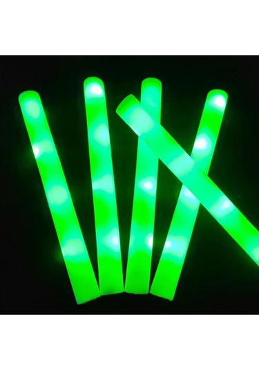 6 Adet Renkli Led Işıklı Çubuklar Rgb Led Işıklı Köpük Çubuk Neşe Tüpü Karanlık Işık Doğum Günü Düğün Parti Malzemeleri Mor