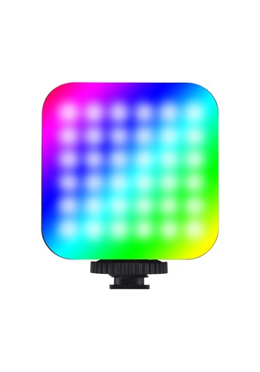 Andoer D02 Çift Taraflı Cep Rgb Video Led Dolgu Işığı Siyah Siyah