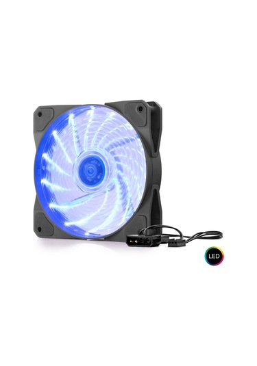 Hadron Hdx1521 Performans Kasa Fanı 4pın Ledli 12cm Siyah