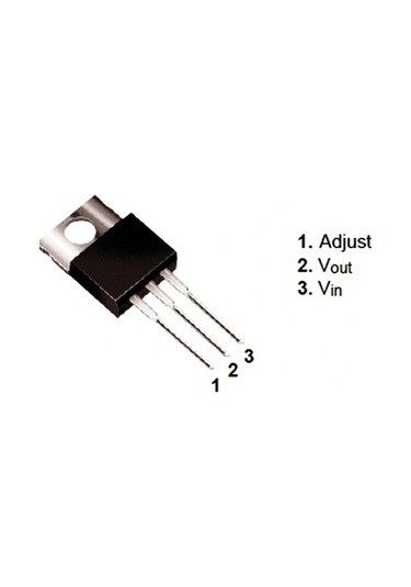 Lm317t 1.2v - 37v Ayarlanabilir Voltaj Regülatör To220-3