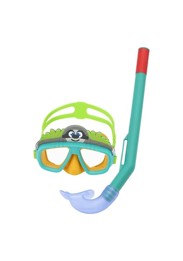 Çocuk 3+ Dalış Gözlük Maske Koala Detay Şnorkel Seti 01 Mint