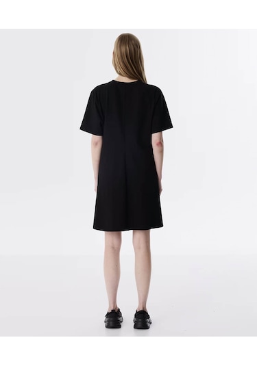 Twist Çıkarılabilir Zincirli Penye Siyah Kadın Elbise Tw6250002168 Siyah