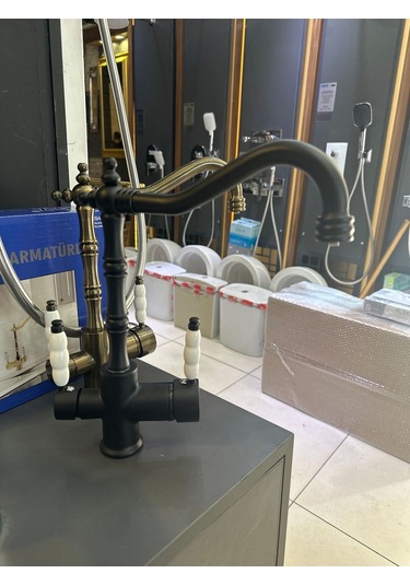 Boheme Rustik Siyah Evye Bataryası Siyah