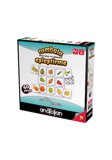 Anatolian 7408 Tombala Meyveler ve Sebzeler Eşleştirme