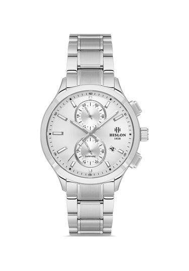 Hislon Men's Date Dt158s-02ss Gümüş