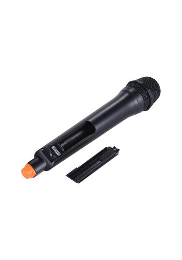 Yunboo Vhf Kablosuz El Mikrofonu - Yüksek Hassasiyetli, 30-50m Menzil, Siyah, Fm Modülasyonlu Pil Dahil Değil, Sarı/mavi Rastgele