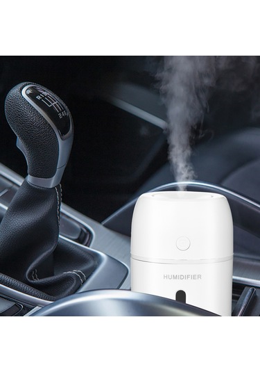 Suofeng F8 Usb Nemlendirici - 320ml Su Tankı, 2 Ateşleme Modu, 8 Saat Kullanım Süresi, Sessiz Çalışma, Beyaz, Ev/ofis/seyahat İçin