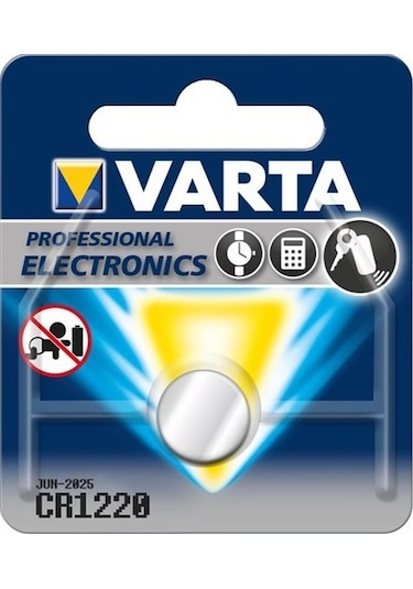 Varta 6220 CR1220 3V Lityum Düğme Pil