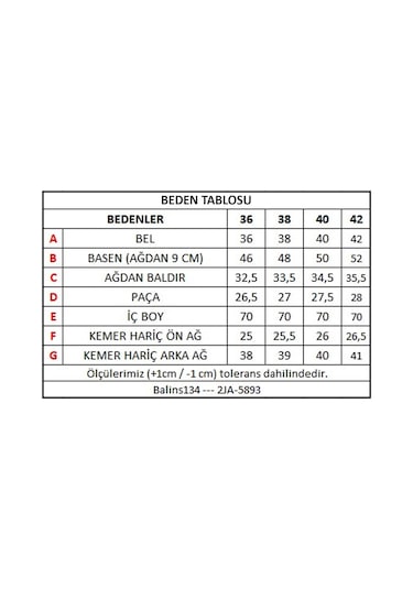 Kadın Kot Pantolon 2ja/5893 Mavi