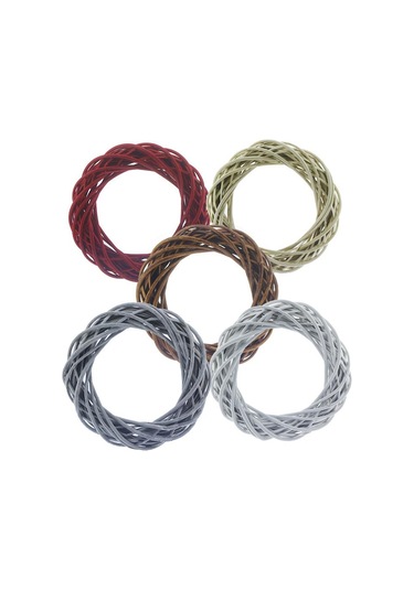 Mutluadim 30Cm Doğal Ahşap Çelenk Kapı Süsü Çelengi