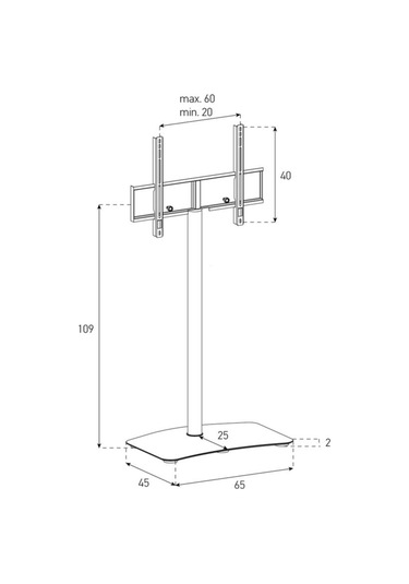 Cnrmağazacilik Sonorous Pl 2800 Wht Led & Lcd Televizyon Sunum Sehpası