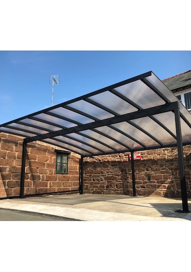 4mm Şeffaf Oluklu Polikarbon Levha Sera Sundurma Çatı Kaplama Malzemesi