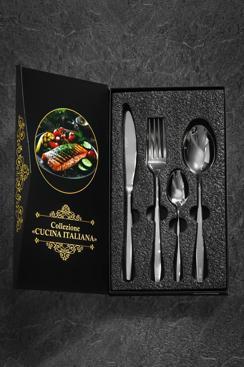 Happyeleph 1 Kişilik Yemek Takımı 281852285 Gümüş