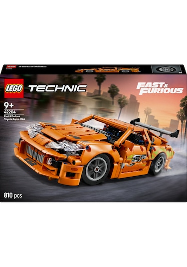 LEGO® Technic Fast and Furious Toyota Supra MK4 42204 - 9 Yaş ve Üzeri Çocuklar için Spor Araba İçeren Oyuncak Yapım Seti (810 Parça) LEGO® Technic Fast and Furious Toyota Supra MK4 42204 - 9 Yaş ve Üzeri Çocuklar için Spor Araba İçeren Oyuncak Yapım Seti (810 Parça)
