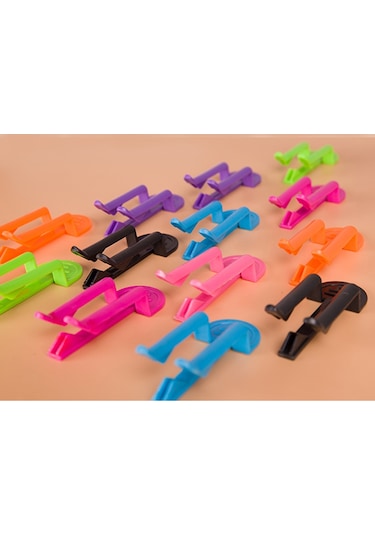 Sones 10 Adet Evrensel Çöp Torbası Sabit Klipsli Çöp Sepeti Çöp Kutusu Çöp Kutusu Kelepçesi Çöp Klipsi Kaymaz Çöp Torbası Klipsi, Rastgele Renk Teslimatı