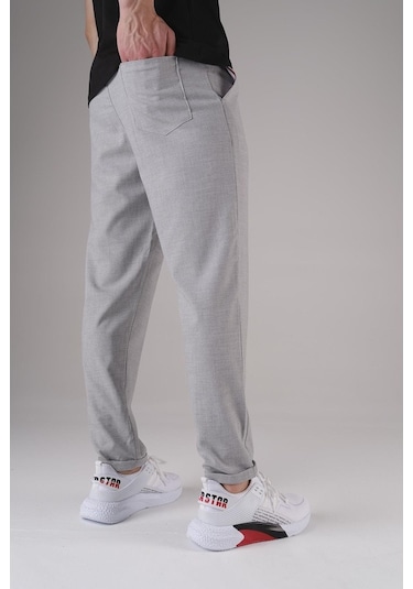 Oksit Joy Erkek Beli Lastikli Duble Paça Erkek Jogger Pantolon